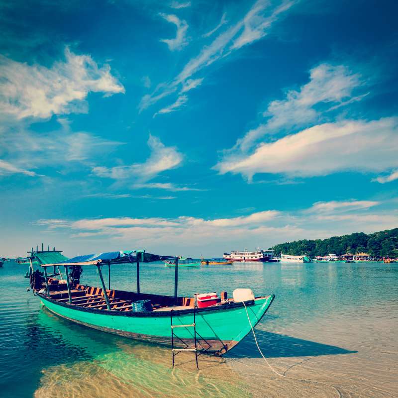 Sihanoukville seaside and port