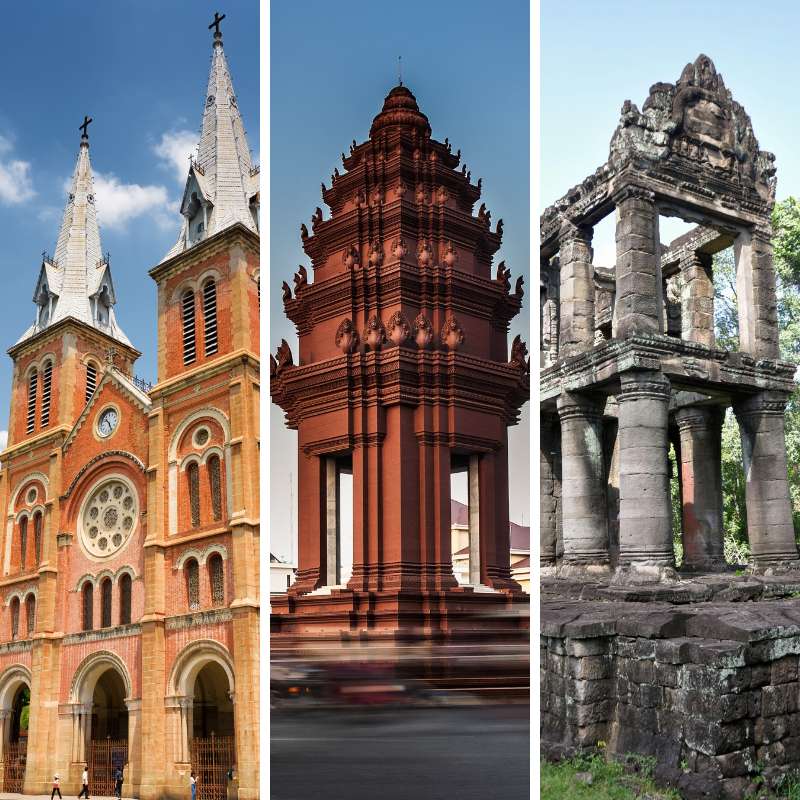 Cross-border Vietnam Cambodia Thailand routes