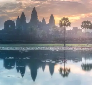 Cambodia – Angkor Wat at sunrise