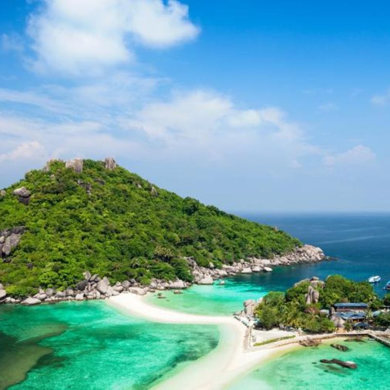 Koh Samui palm-fringed beach