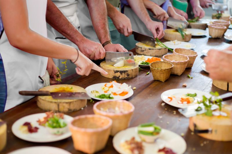 Cooking class at Pandanus Resort