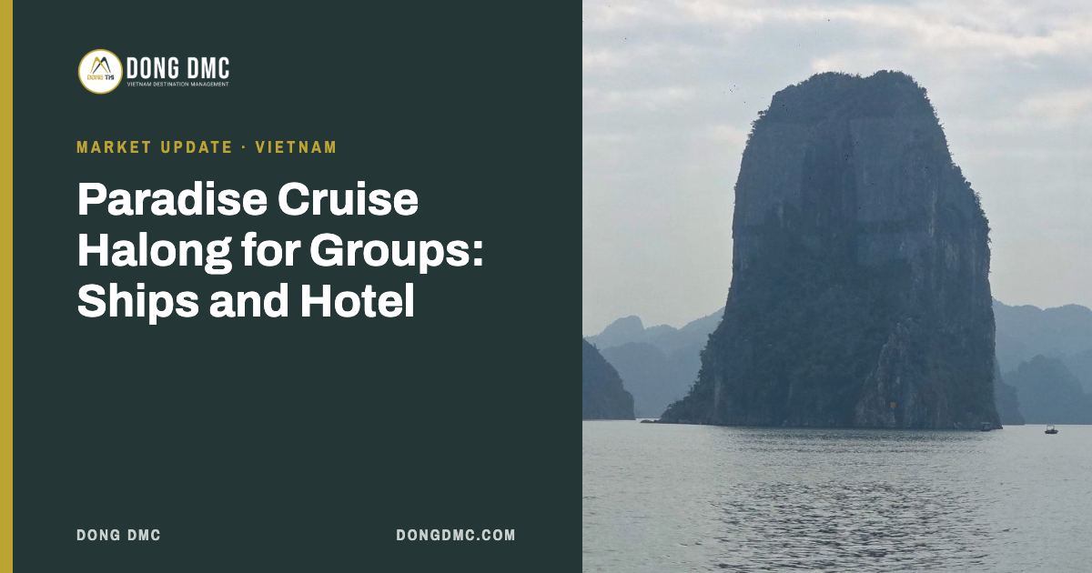 Paradise Cruise Halong for Groups: Ships and Hotel