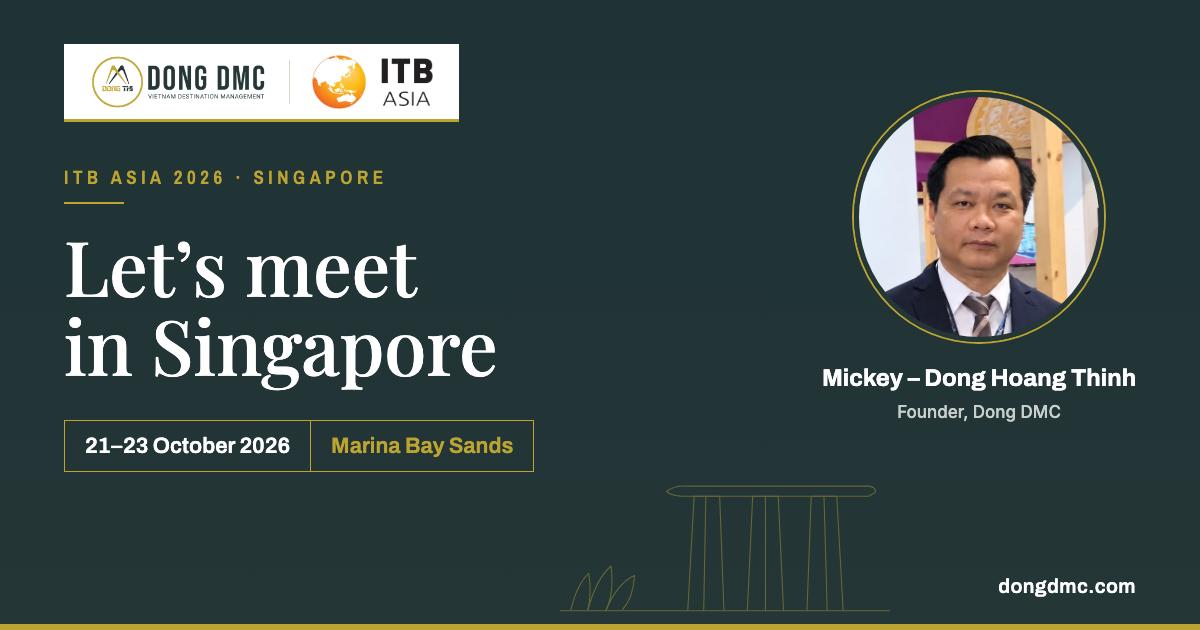 ITB Asia 2026: Meet Dong DMC in Singapore, 21–23 Oct