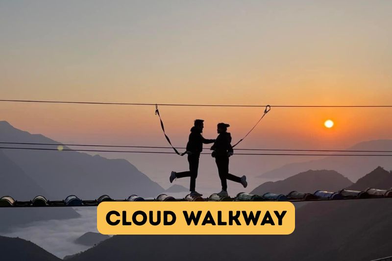Cloud walkway