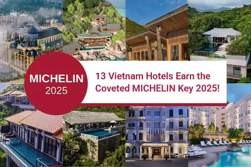 13 Vietnam Hotels Earn the Coveted Michelin Key