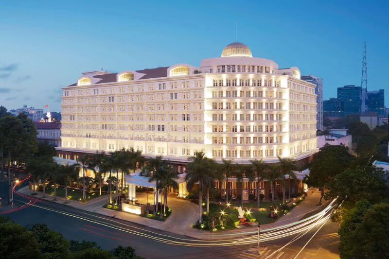 Park Hyatt Saigon exterior and luxury lobby design