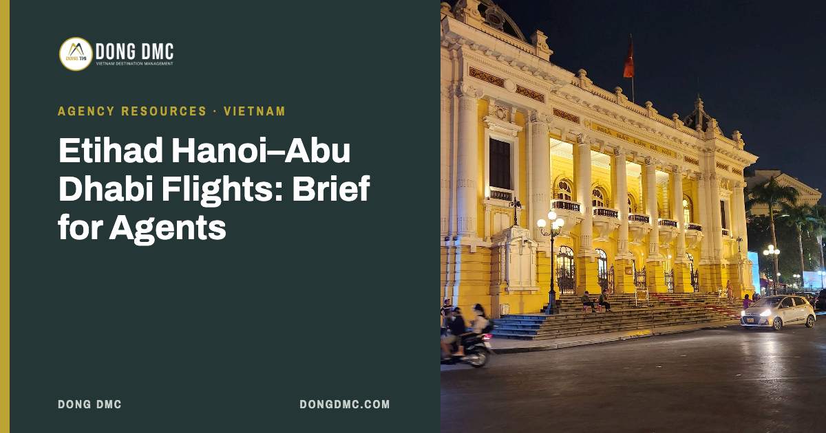 Etihad Hanoi–Abu Dhabi Flights: Brief for Agents