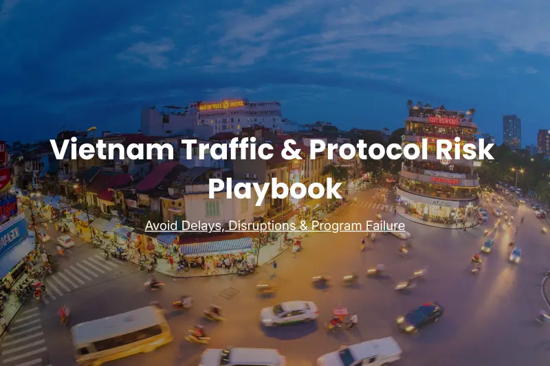 Vietnam Traffic & Protocol Risk Playbook | Group Travel Planning