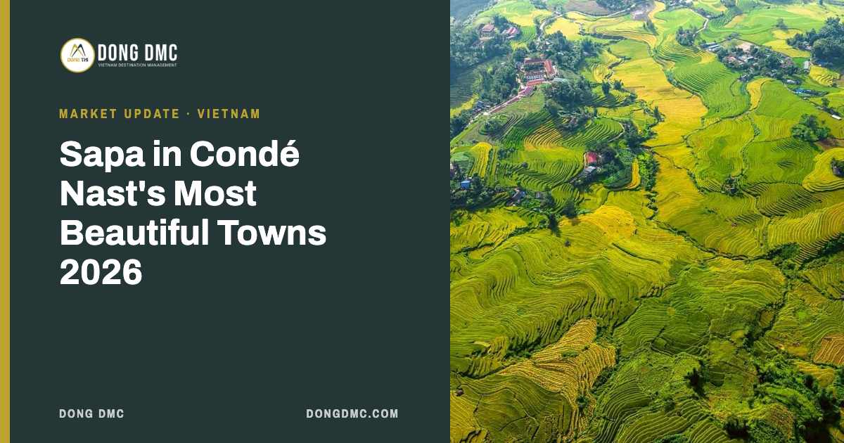 Sapa in Condé Nast's Most Beautiful Towns 2026