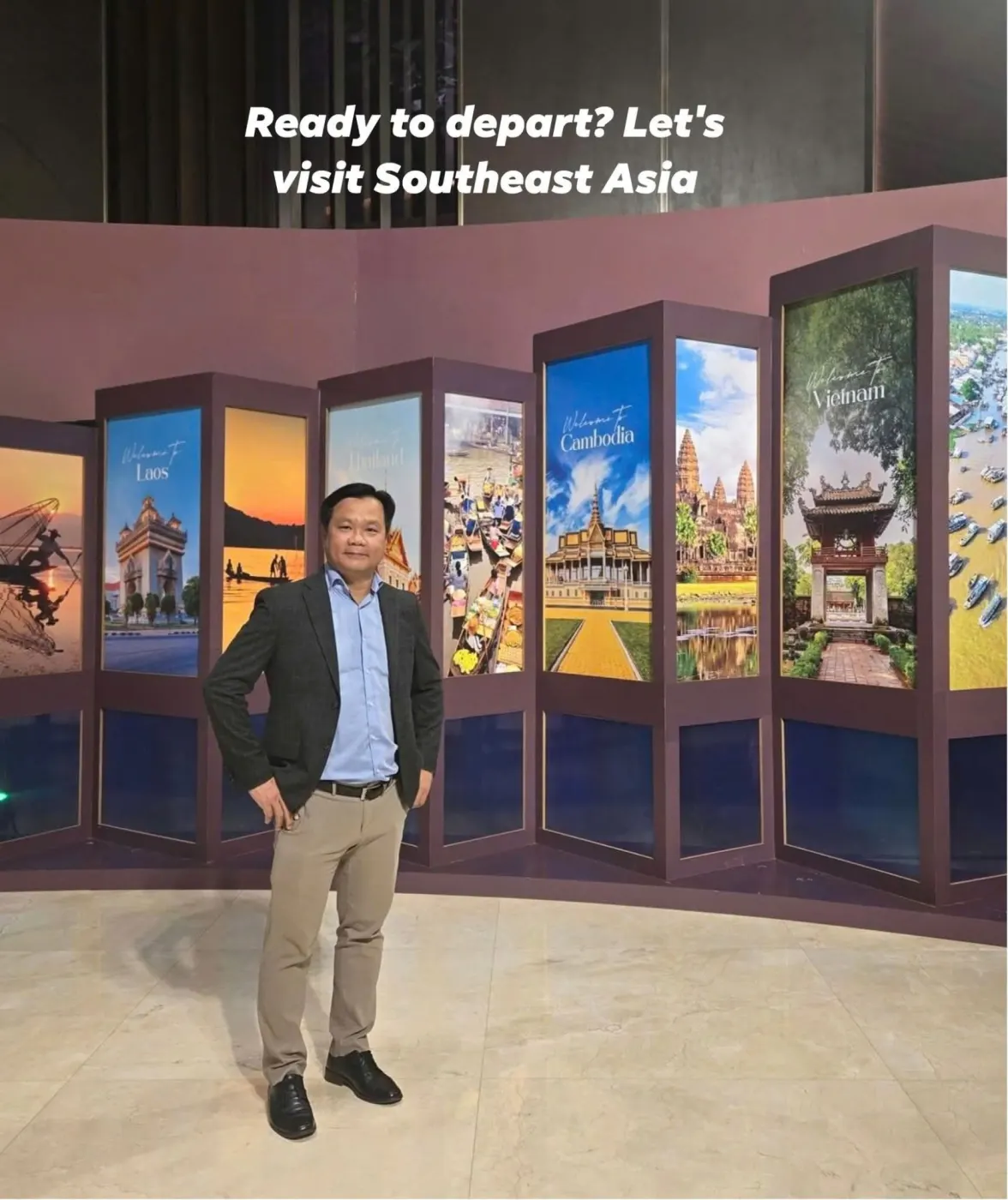 Dong Hoang Thinh at the Mekong Sub-Region area of ITE HCMC