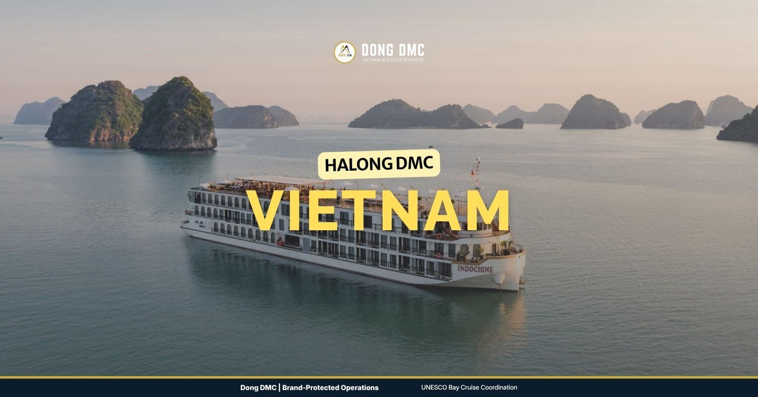 Halong Bay DMC — UNESCO World Heritage bay, run as cruise programs from Quang Ninh.