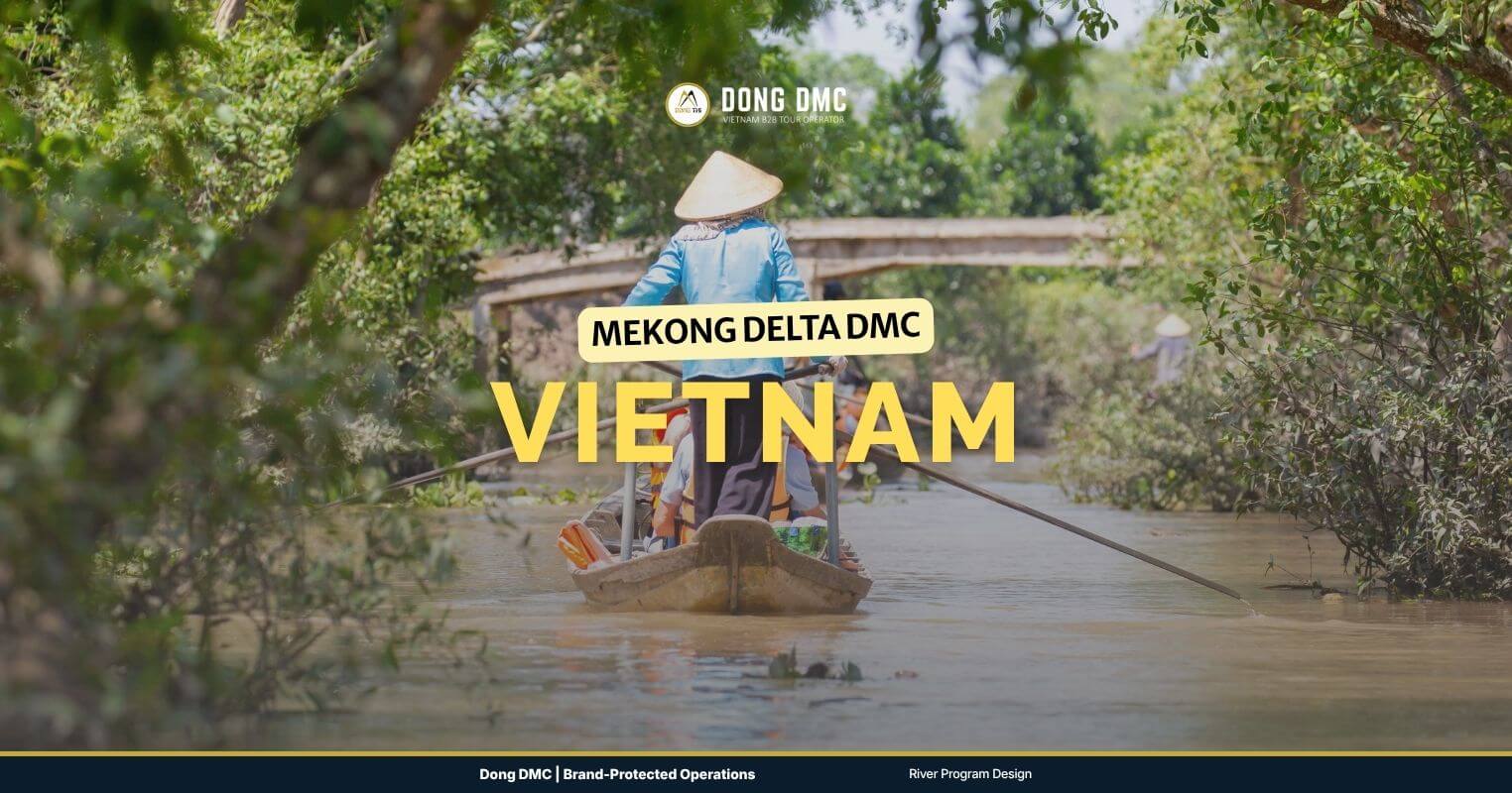 Mekong Delta DMC — River region of canals, floating markets and garden homes.