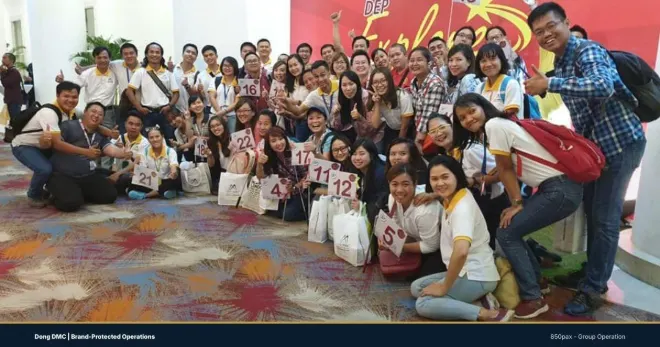 850-guest Indonesian group program in Ho Chi Minh City